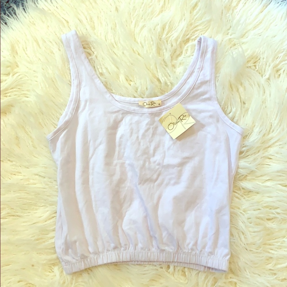 White Olivia Rae Crop Top